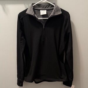 J. America Charcoal and Light Gray Pullover